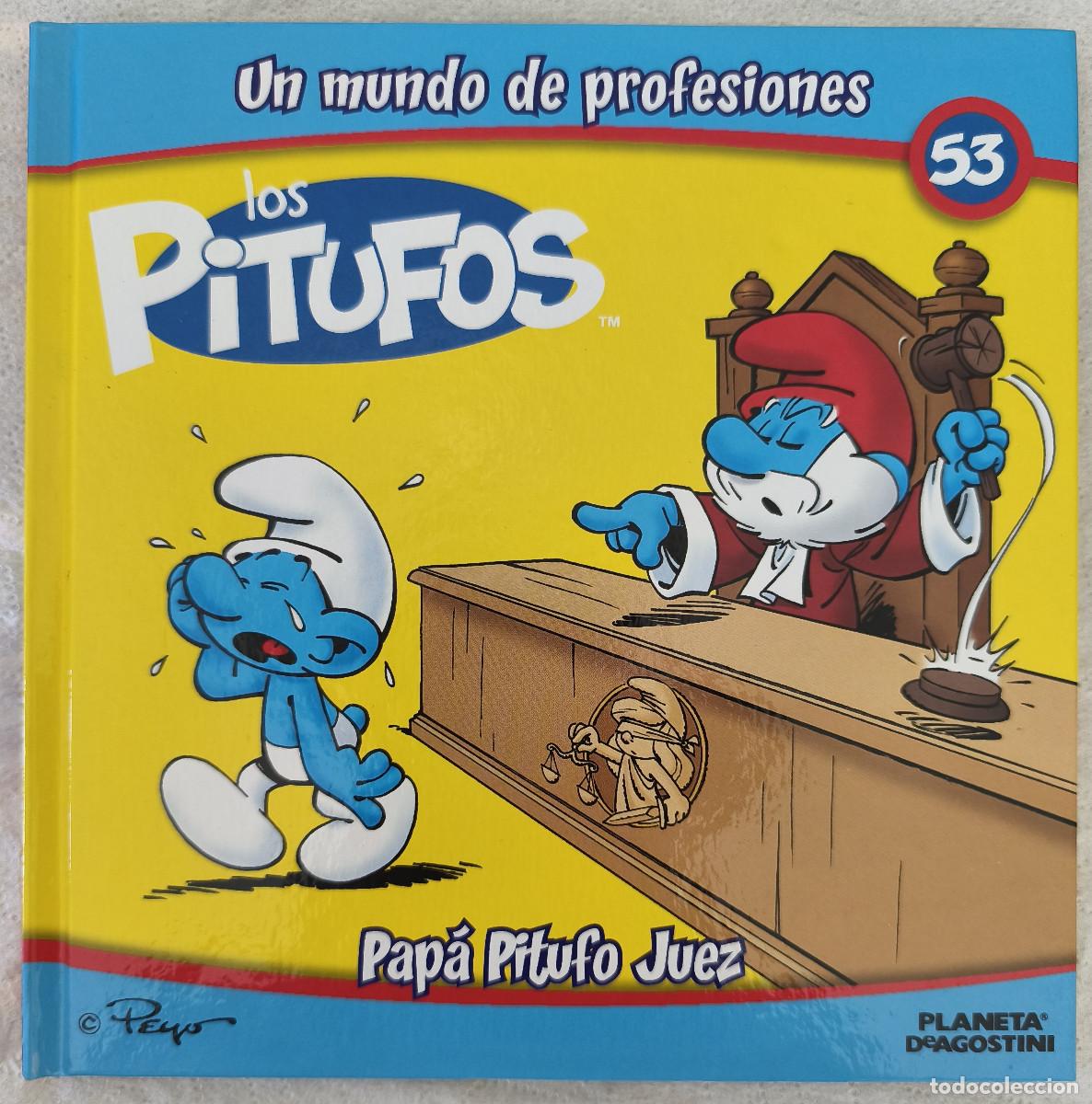 Comics: LOS PITUFOS - Un mundo de profesiones No 53 Papa Pitufo Juez - Planeta De Agostini