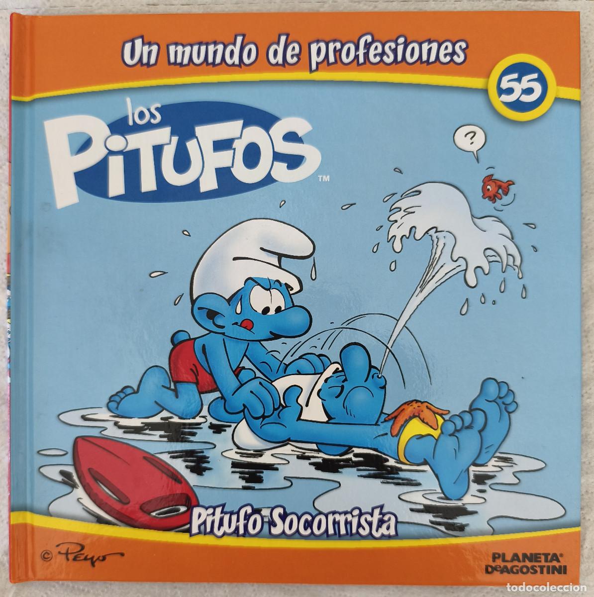 Comics : LOS PITUFOS - Un mundo de profesiones No 55 Pitufo Socorrista - Planeta De Agostini