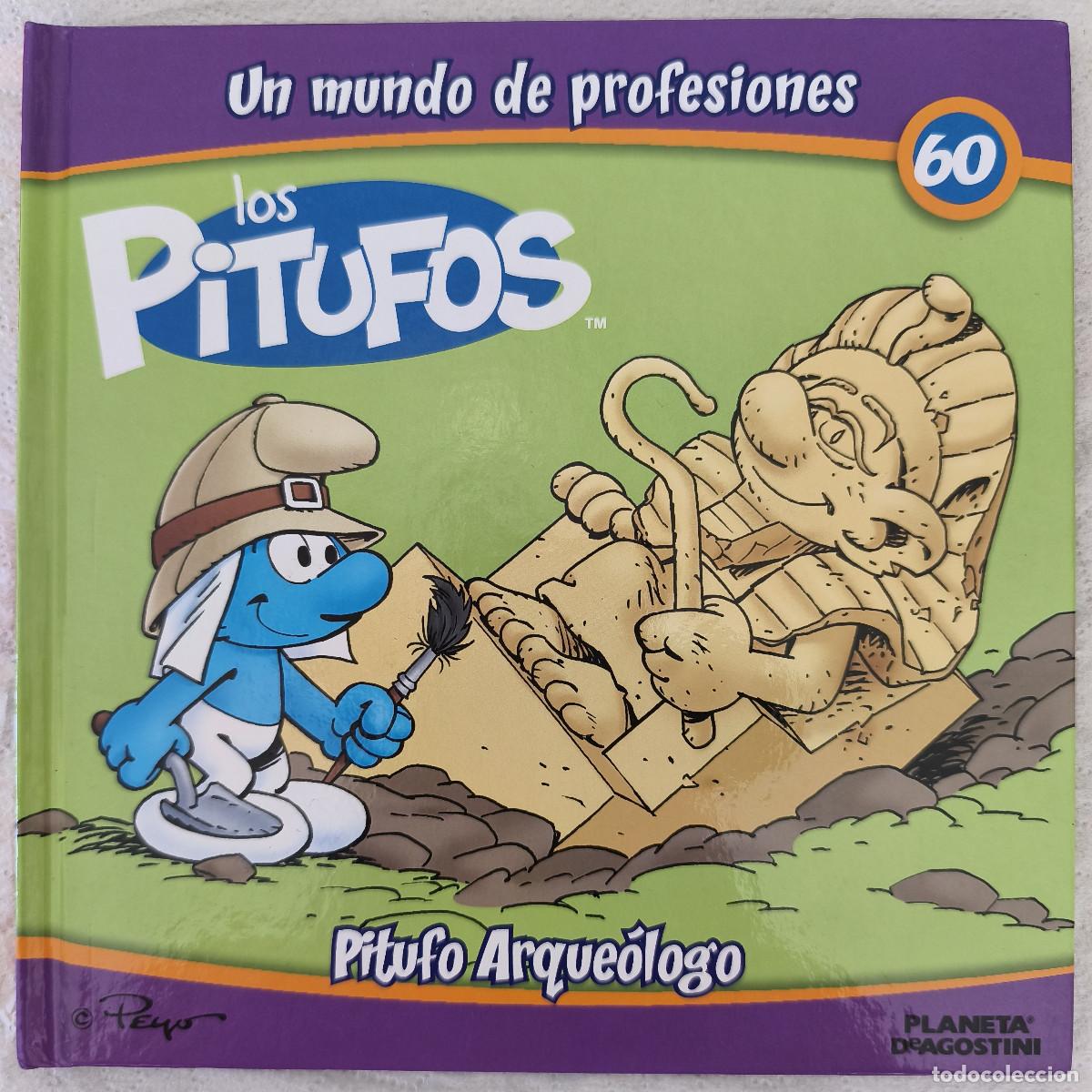 C&oacute;mics: LOS PITUFOS - Un mundo de profesiones No 60 Pitufo Arque&oacute;logo - Planeta De Agostini