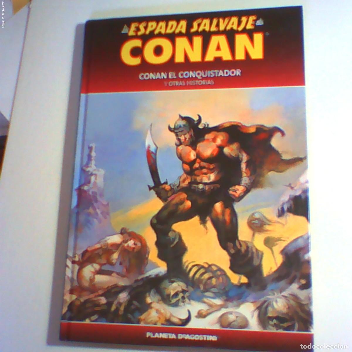 C&oacute;mics: la espada salvaje de conan n&ordm; 4. conan el conquistador y otras. tapa dura planeta 2015 (seminuevo)