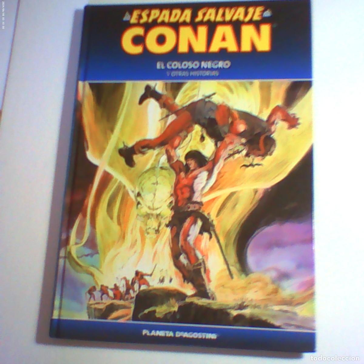 C&oacute;mics: la espada salvaje de conan n&ordm; 2. el coloso negro y otras. tapa dura planeta 2015 (seminuevo)