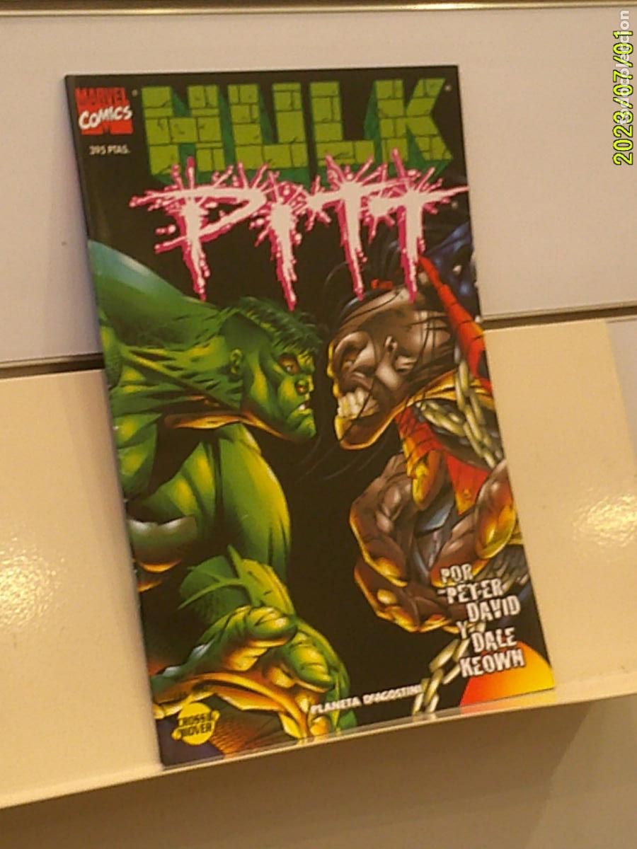 C&oacute;mics: HULK VS. PITT PETER DAVID CROSS OVER MARVEL - PLANETA