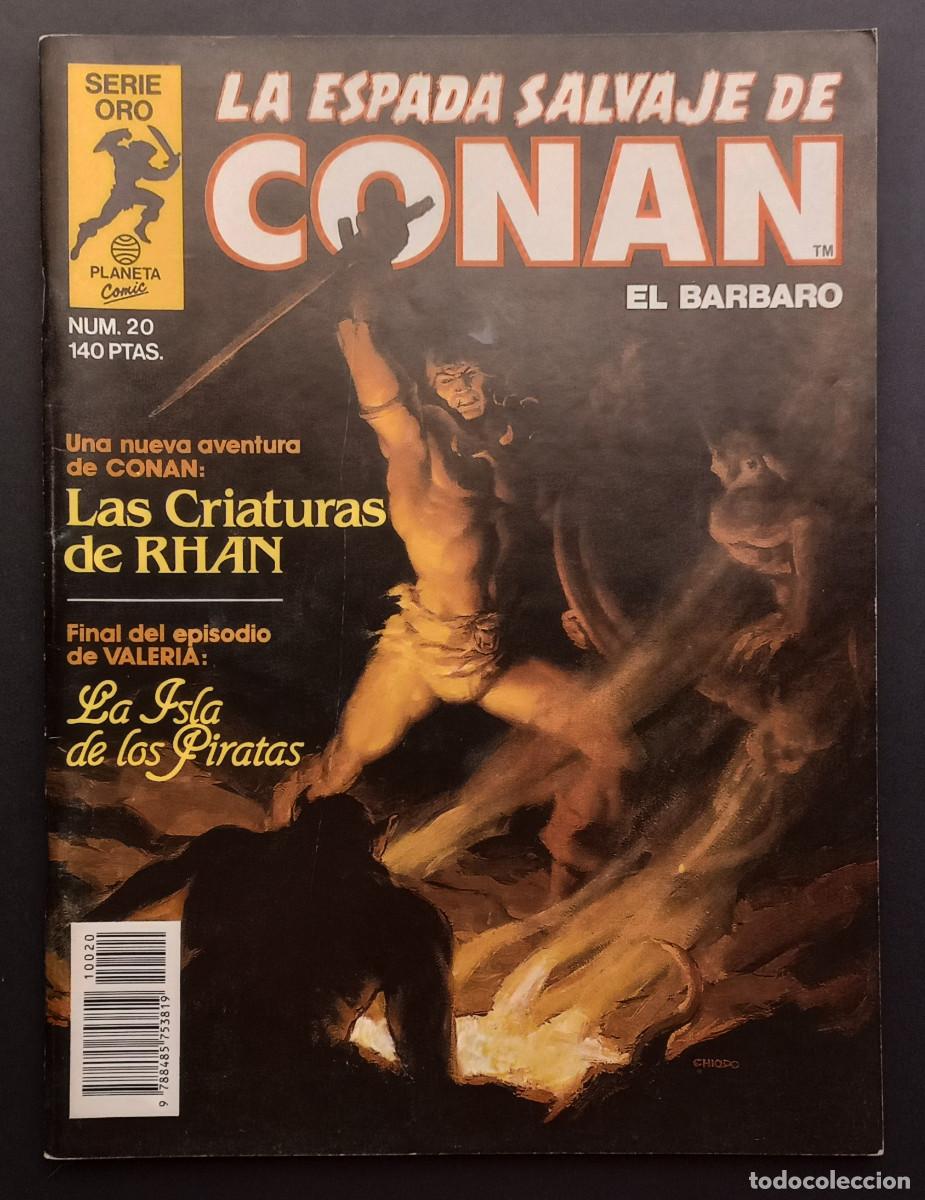 Comics: LA ESPADA SALVAJE DE CONAN EL BARBARO - N&ordm; 20 - SERIE ORO, PLANETA COMICS, 1982