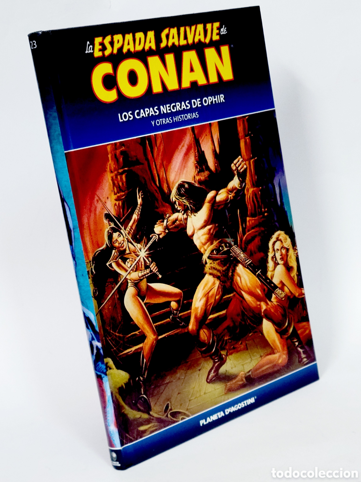 C&oacute;mics: C&Oacute;MIC LA ESPADA SALVAJE CONAN 23 CAPAS NEGRAS TAPA DURA PLANETA DEAGOSTINI DE KIOSCO