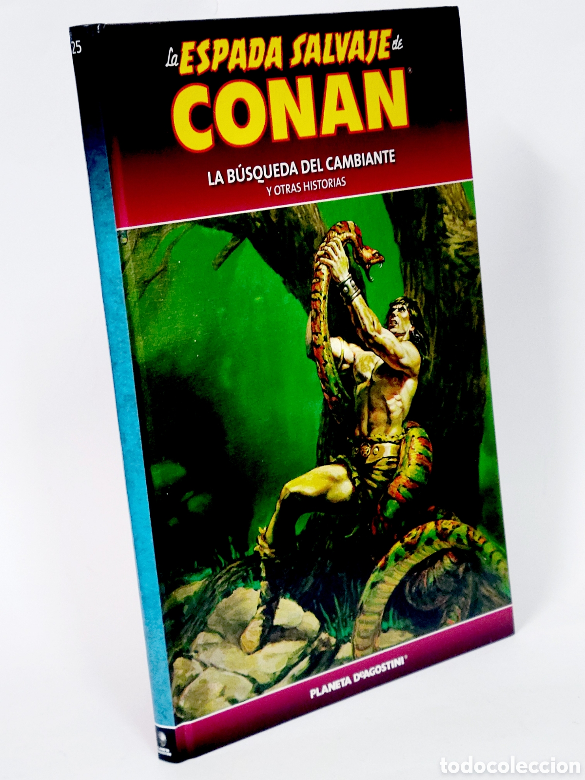 Comics: C&Oacute;MIC LA ESPADA SALVAJE CONAN 25 B&Uacute;SQUEDA DEL CAMBIANTE TAPA DURA PLANETA DEAGOSTINI DE KIOSCO