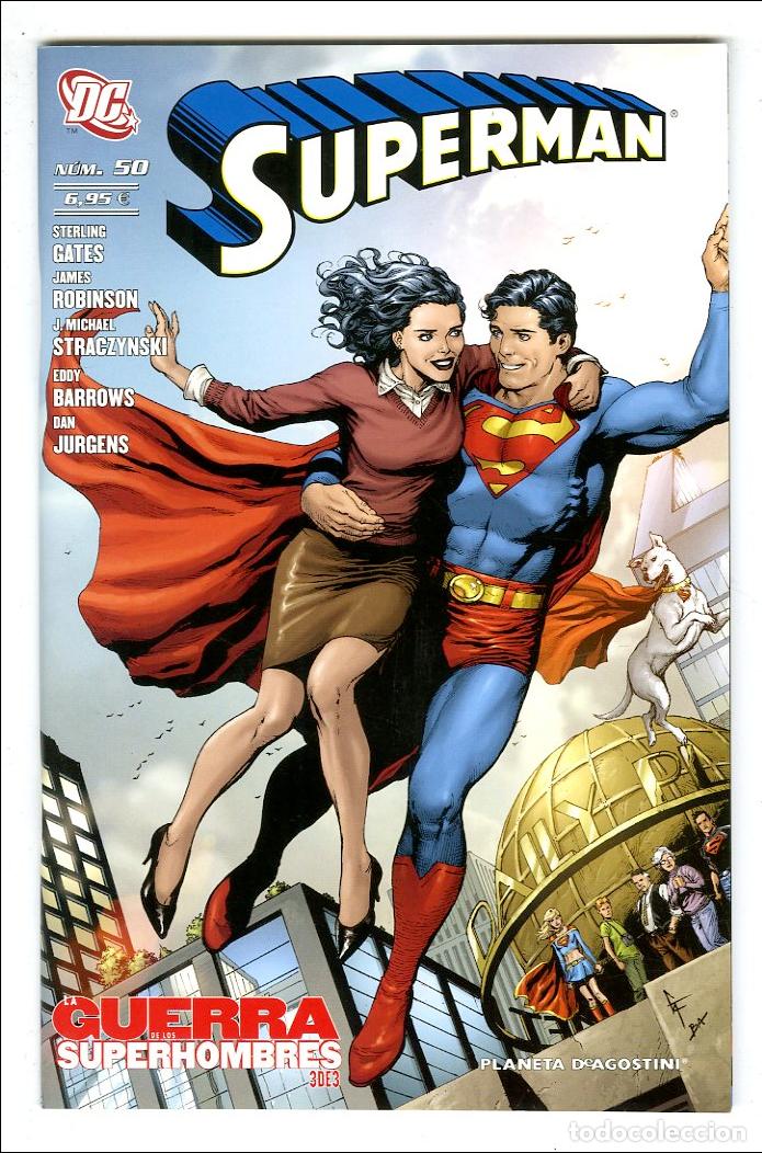 C&oacute;mics: Superman n.50 / DC (Planeta DeAgostini, 2010) - Gates / Robinson / Straczynski / Barrows / Jurgens