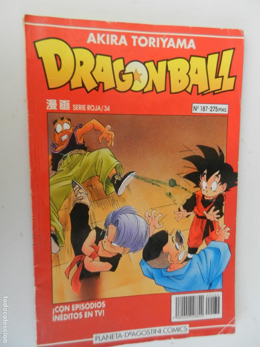 Fumetti: DRAGON BALL SERIE ROJA 34 - AKIRA TORIYAMA -N&ordm; 187 - PLANETA 1984