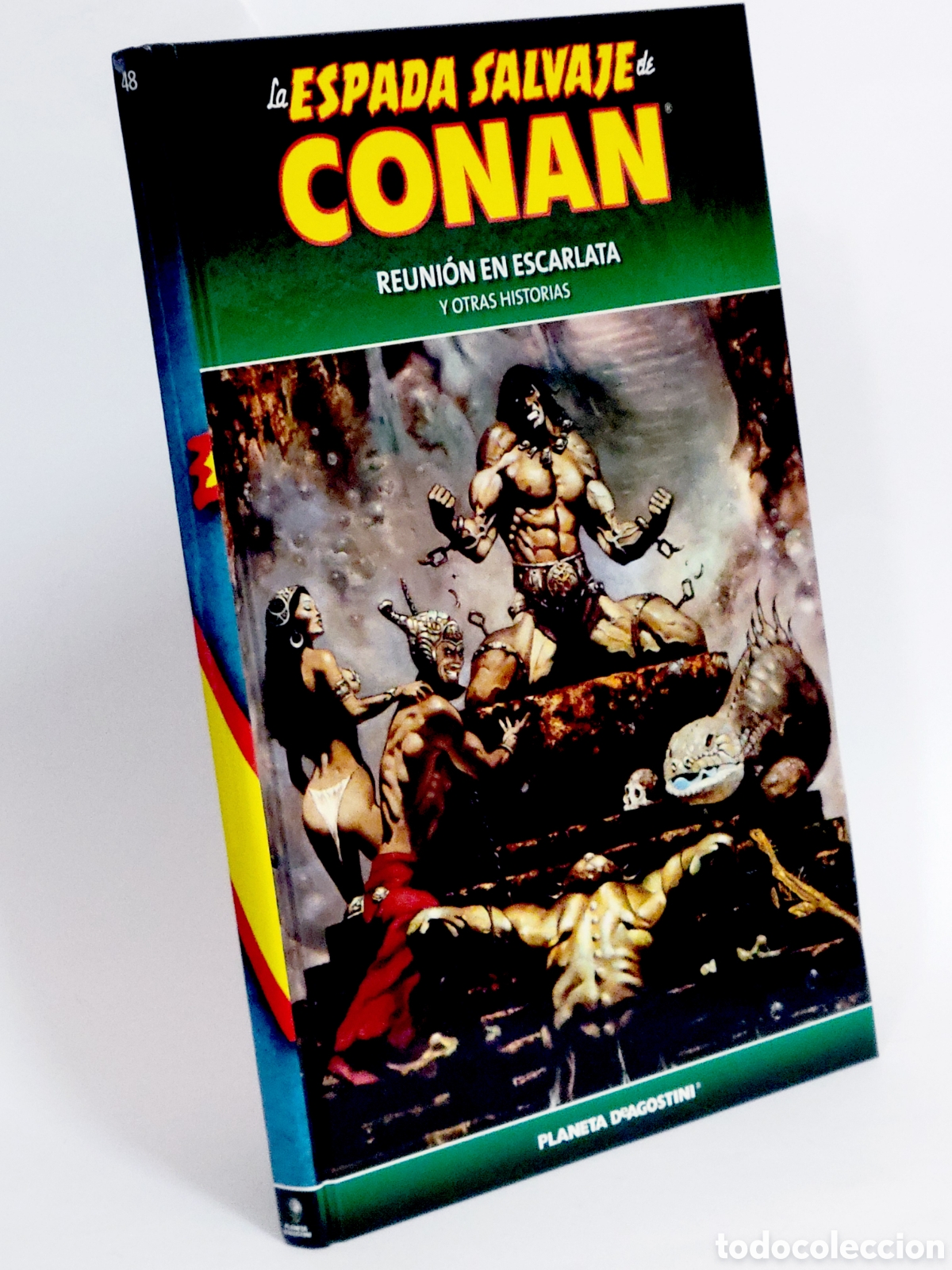 Comics : C&Oacute;MIC LA ESPADA SALVAJE CONAN 48 REUNI&Oacute;N EN ESCARLATA TAPA DURA PLANETA DEAGOSTINI EXCELENTE ESTADO