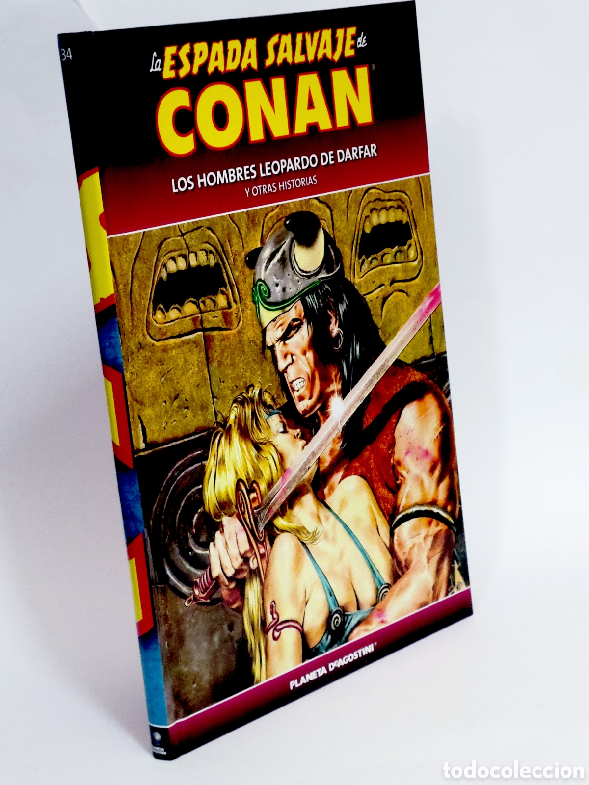Fumetti: C&Oacute;MIC LA ESPADA SALVAJE CONAN 34 HOMBRES LEOPARDO TAPA DURA PLANETA DEAGOSTINI EXCELENTE ESTADO