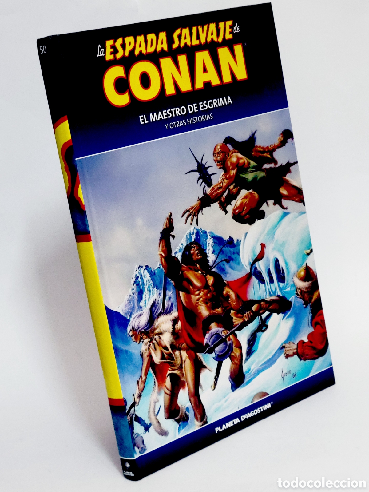 C&oacute;mics: C&Oacute;MIC LA ESPADA SALVAJE CONAN 50 MAESTRO DE ESGRIMA TAPA DURA PLANETA DEAGOSTINI EXCELENTE ESTADO