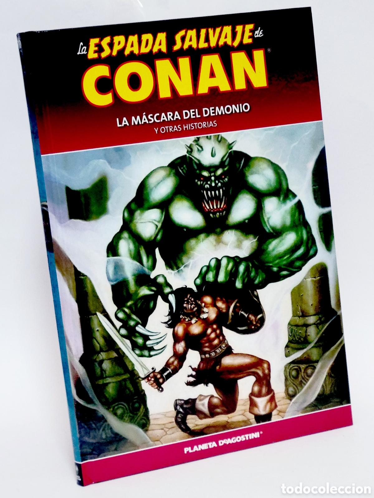 C&oacute;mics: C&Oacute;MIC LA ESPADA SALVAJE CONAN 70 M&Aacute;SCARA DEL DEMONIO TAPA DURA PLANETA DEAGOSTINI EXCELENTE ESTADO