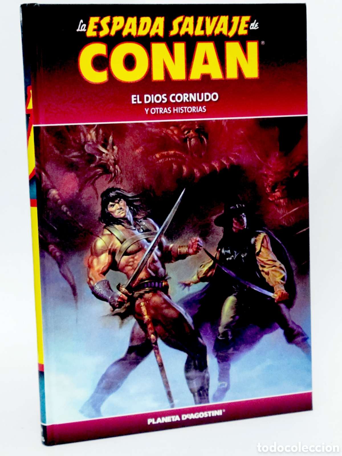 C&oacute;mics: C&Oacute;MIC LA ESPADA SALVAJE CONAN 61 EL DIOS CORNUDO TAPA DURA PLANETA DEAGOSTINI EXCELENTE ESTADO