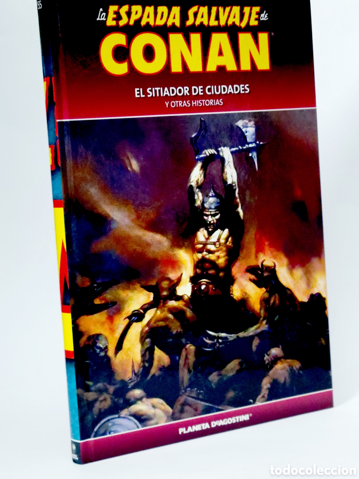Comics : C&Oacute;MIC LA ESPADA SALVAJE CONAN 55 EL SITIADOR CIUDADES TAPA DURA PLANETA DEAGOSTINI EXCELENTE ESTADO