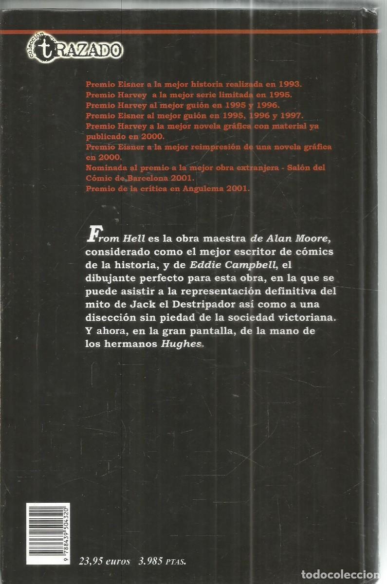 C&oacute;mics: ALAN MOORE & EDDIE CAMPBELL. FROM HELL. PLANETA DEAGOSTINI. PRIMERA EDICION - Foto 2