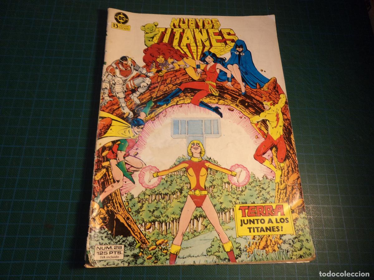 Comics : Nuevos Titanes. N&ordm; 28. Zinco. Con se&ntilde;ales de uso. (Ref. 11-B)