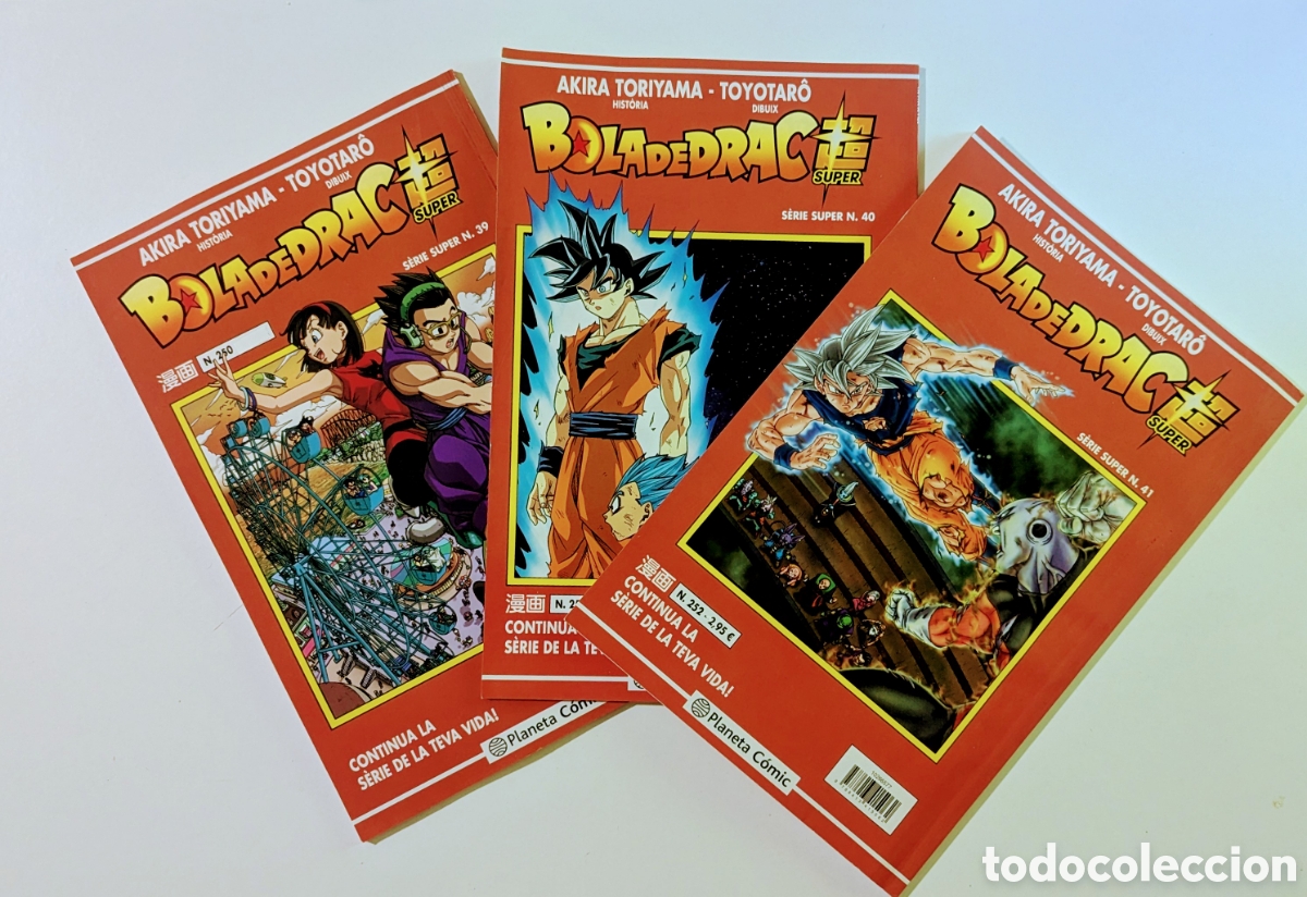 C&oacute;mics: Pack 3 c&ograve;mics Bola de Drac Super S&egrave;rie Vermella 39, 40, 41