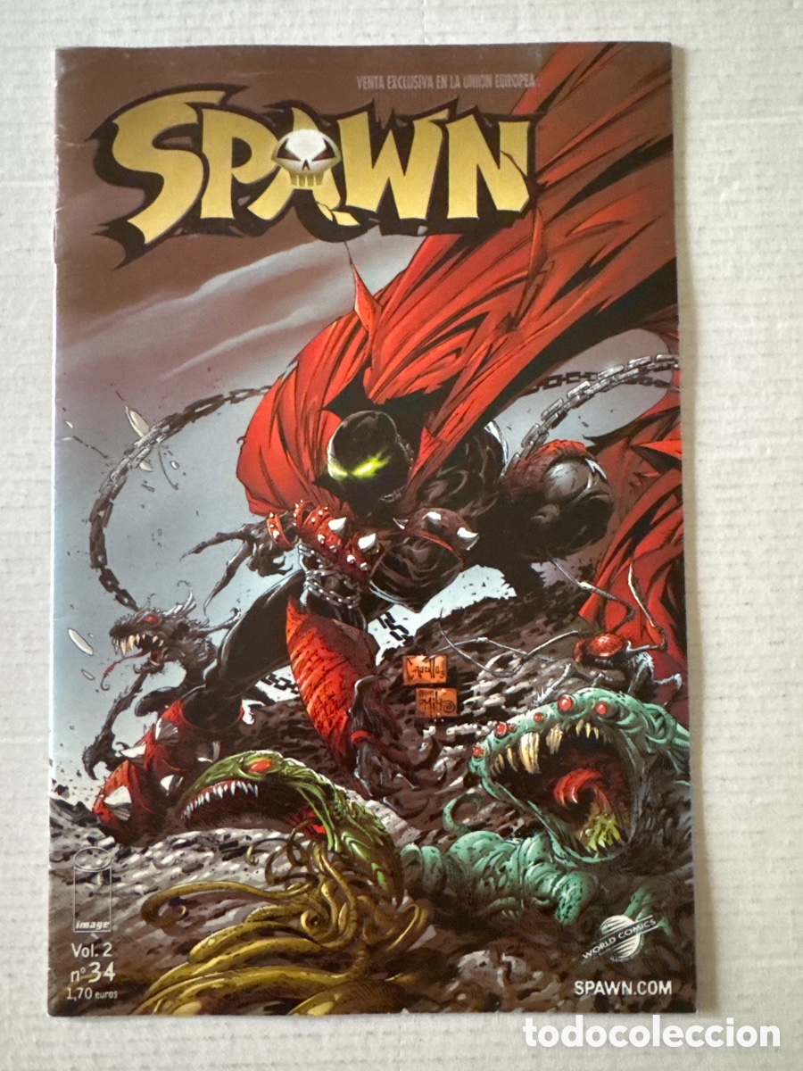 C&oacute;mics: SPAWN #34 Vol2 PLANETA IMAGE &laquo;de los &uacute;ltimos&raquo; &laquo;Infrecuente&raquo; &laquo;en buen estado&raquo;