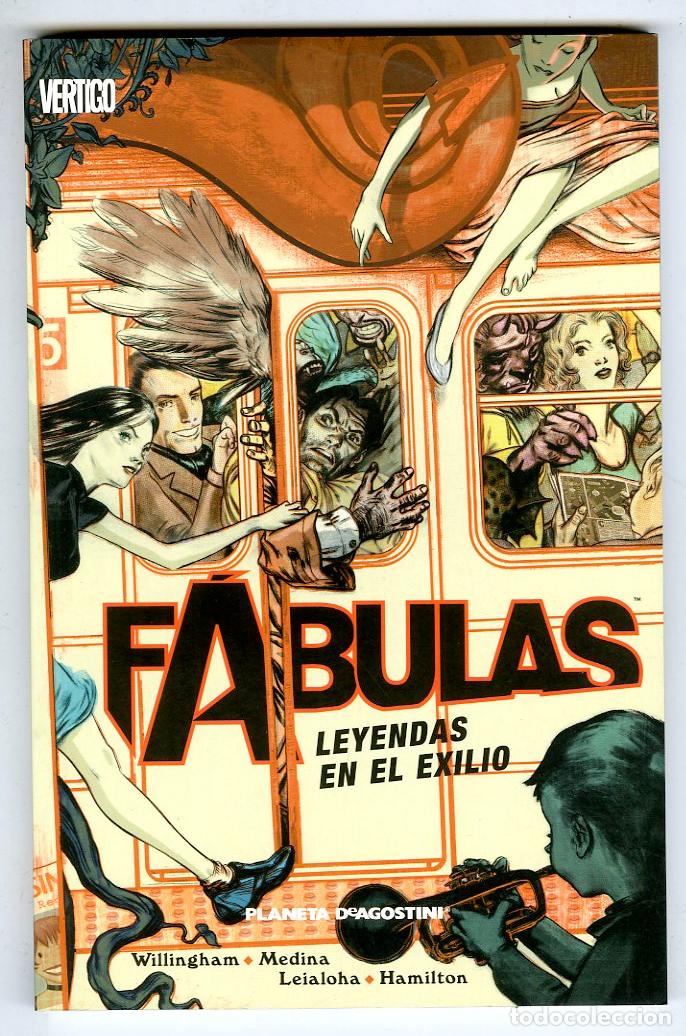 C&oacute;mics: F&aacute;bulas Leyendas en el Exilio / Vertigo (Planeta DeAgostini, 2007) - Willingham / Medina / Leialoha