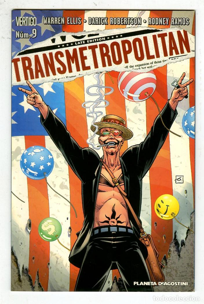 C&oacute;mics: Transmetropolitan n.9 / Vertigo (Planeta DeAgostini, 2007) - Warren Ellis / Darick Robertson / Rodne