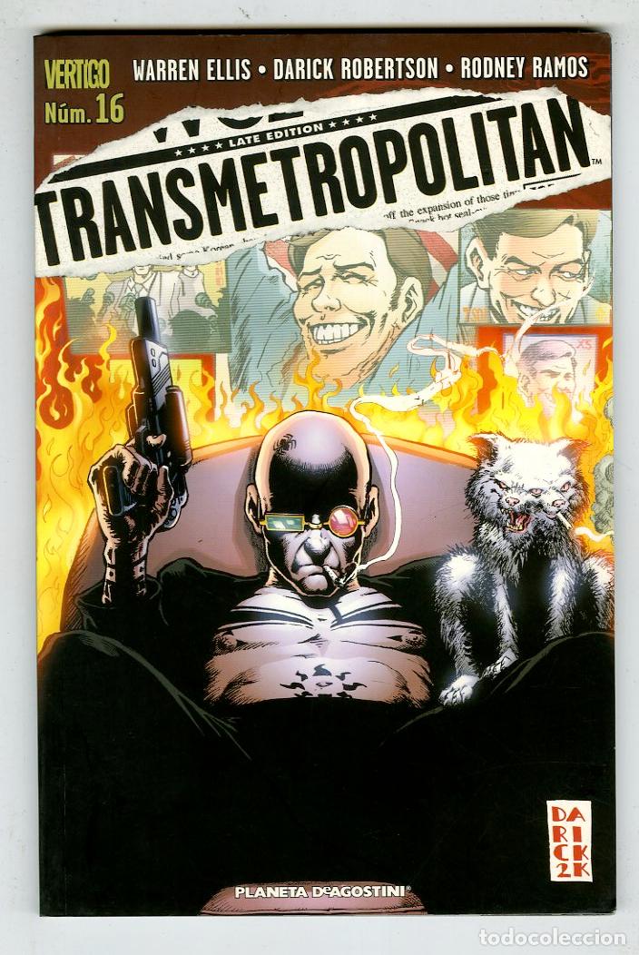C&oacute;mics: Transmetropolitan n.16 / Vertigo (Planeta DeAgostini, 2008) - Warren Ellis / Darick Robertson / Rodn