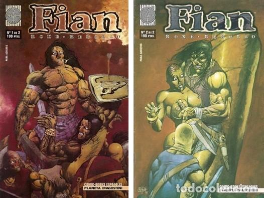 C&oacute;mics: FIAN #1-2, ROKE GONZ&Aacute;LEZ y ENRIC REBOLLO (L&iacute;nea LABERINTO, PLANETA DeAGOSTINI) SERIE COMPLETA