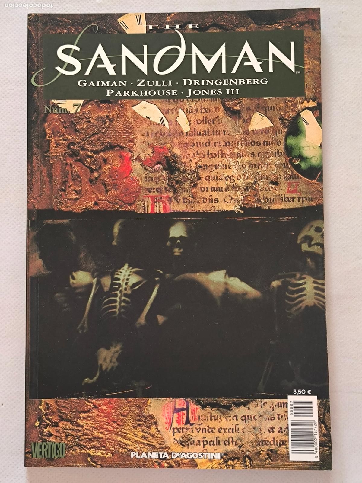 C&oacute;mics: THE SANDMAN N&ordm; 7 - NEIL GAIMAN - VERTIGO - PLANETA (F2)