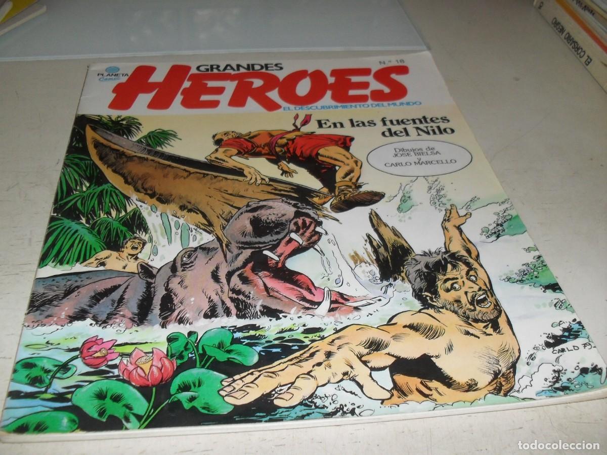 C&oacute;mics: GRANDES HEROES N&ordm; 18,EN LAS FUENTES DEL NILO,DE 24.PLANETA COMIC,1982