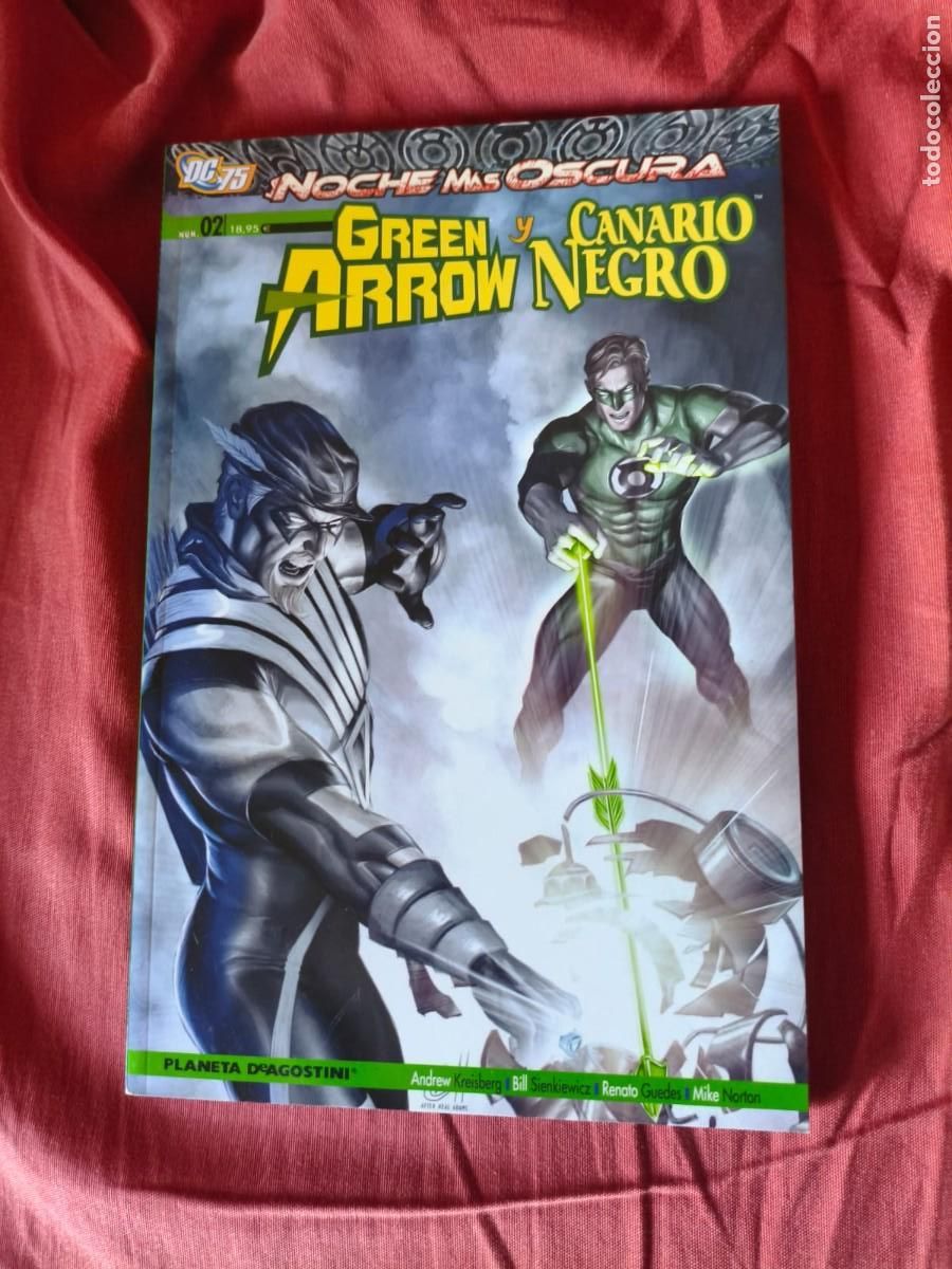 Comics: Green Arrow y Canario Negro (Vol.2) tomo 2 Planeta La Noche m&aacute;s Oscura