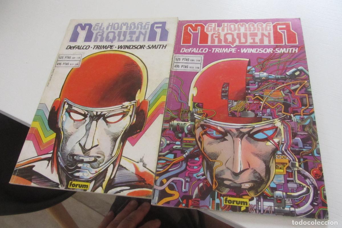C&oacute;mics: EL HOMBRE MAQUINA - 2 TOMOS COMPLETA FORUM WUNDSOR-SMITH ARX227