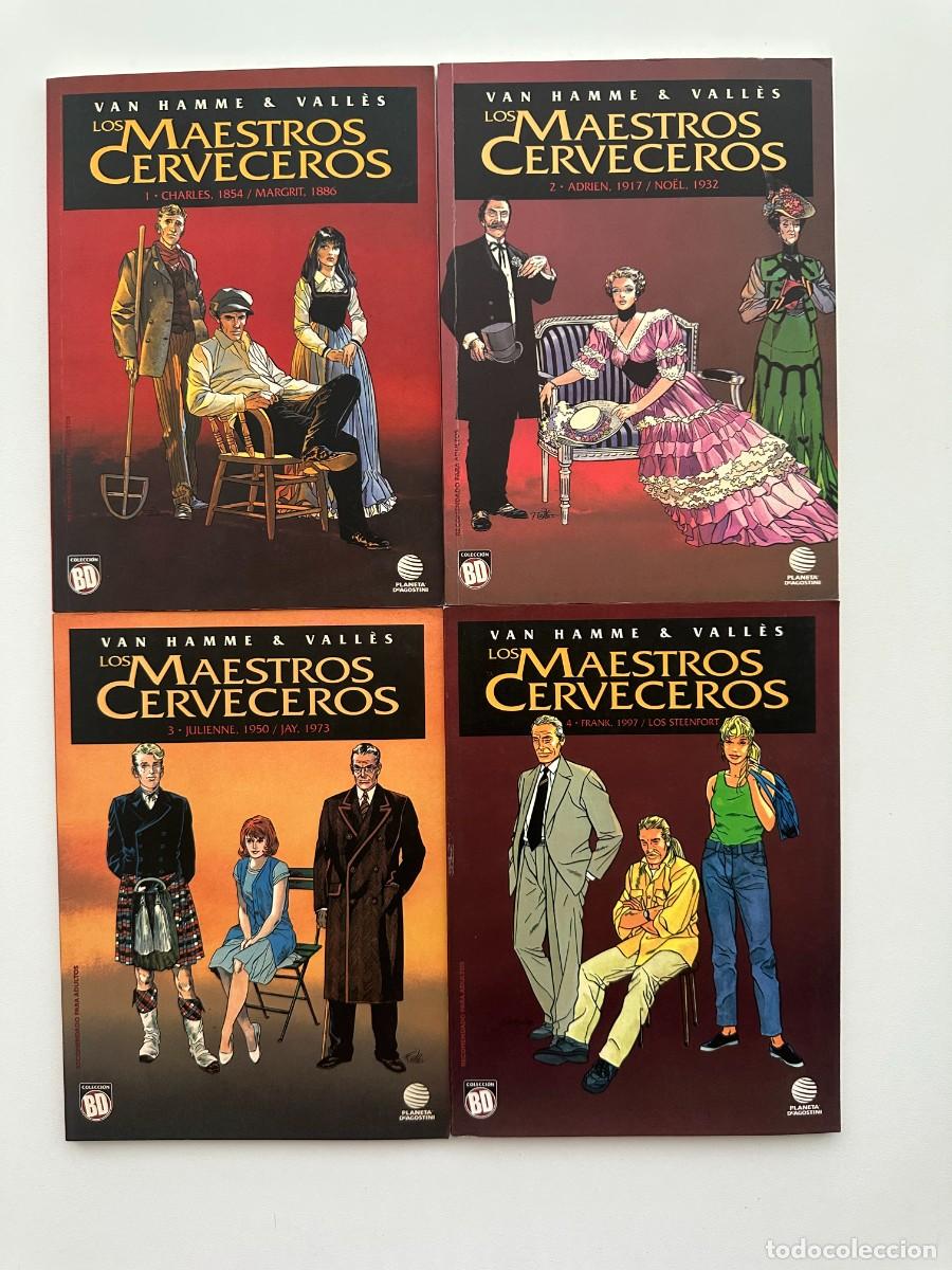 C&oacute;mics: Los Maestros Cerveceros (Tomos 1 al 4) - Van Hamme / Vall&eacute;s