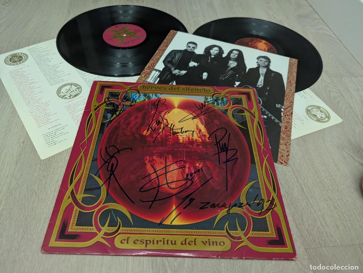 Comics: HEROES DEL SILENCIO - EL ESPIRITU DEL VINO .. 2 LP&acute;S - ENCARTES .CON FOTO ..1&ordf; ED. 1993 - FIRMADO