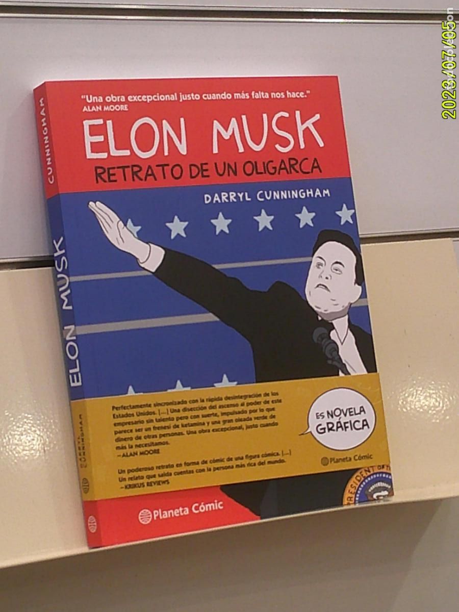 C&oacute;mics: ELON MUSK RETRATO DE UN OLIGARCA DARRYL CUNNINGHAM - PLANETA OFERTA