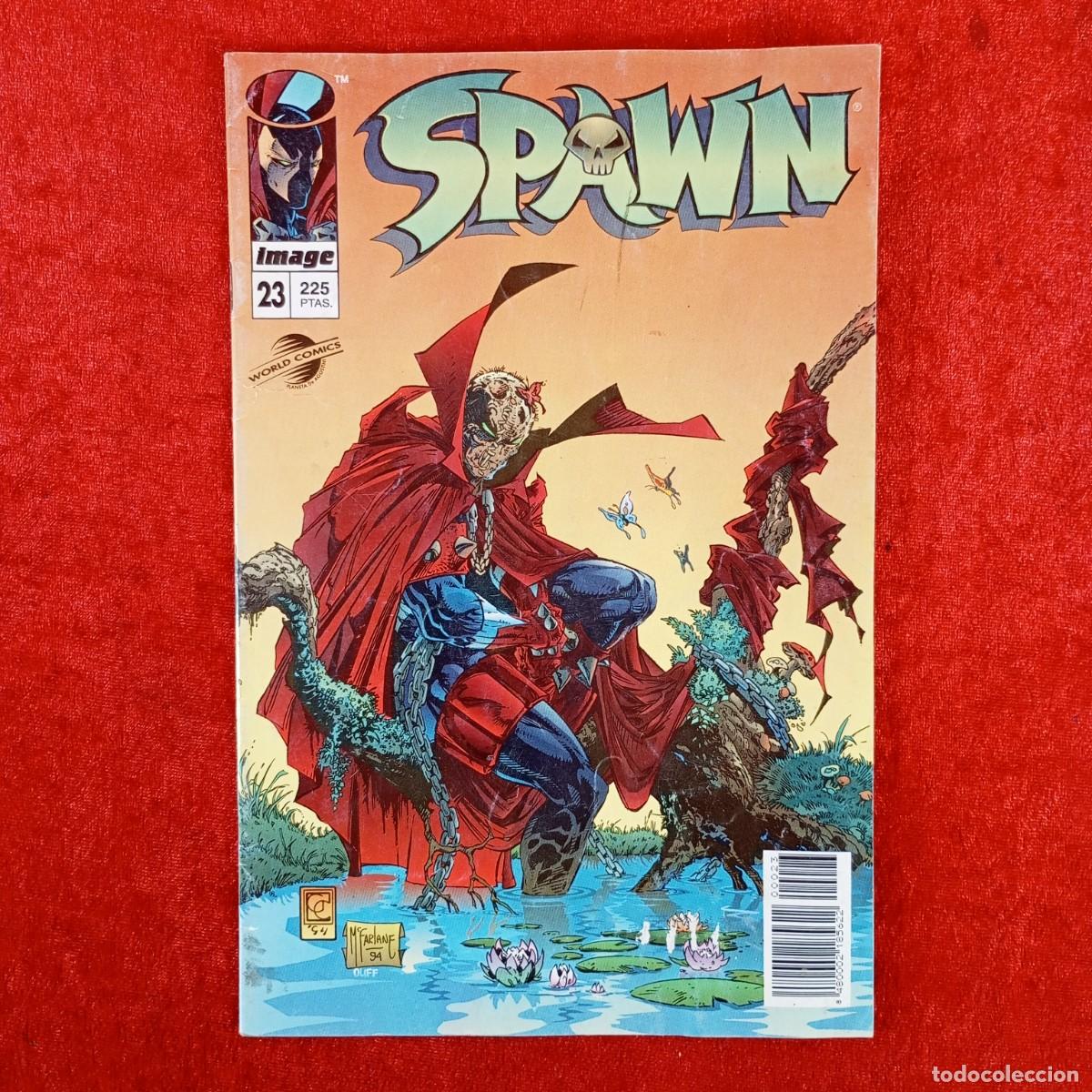 C&oacute;mics: SPAWN - &rdquo;LO OSCURO&rdquo; - IMAGE - WORLD COMICS - N&ordm; 23 - EDITORIAL PLANETA / 1835 - Foto 1