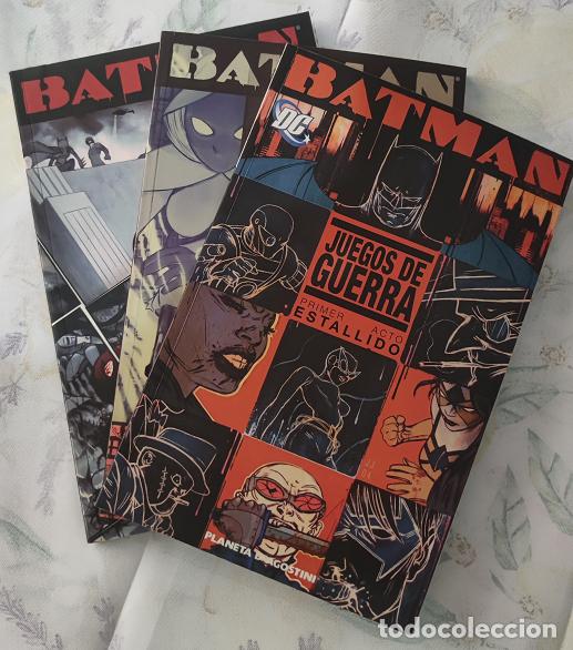C&oacute;mics: Batman. Juegos de Guerra 1-3. DC Comics 2007-2008. Varios autores. Editorial Planeta.