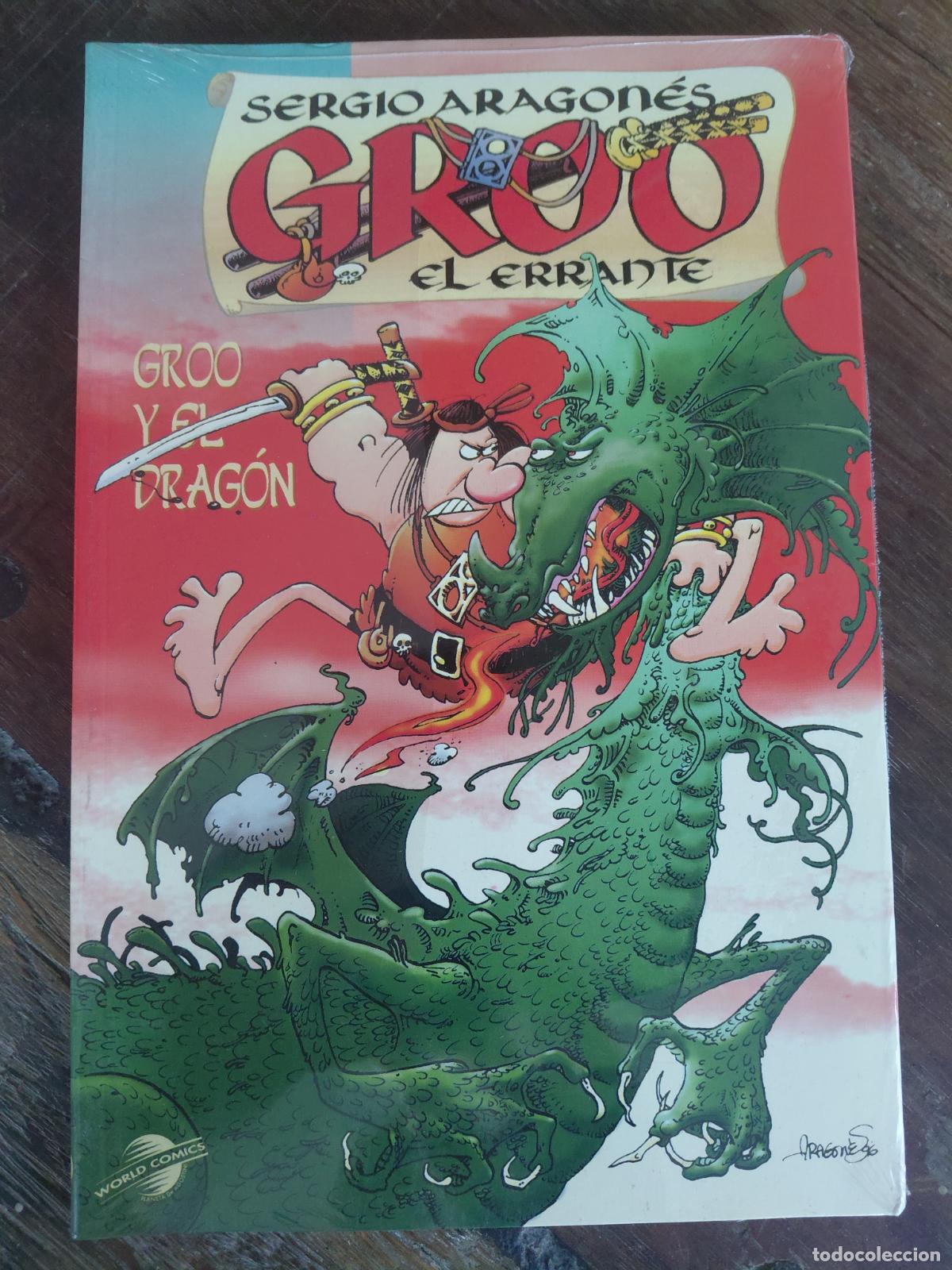 C&oacute;mics: Groo El errante Sergio Aragones Planeta Precintado Groo y el Drag&oacute;n