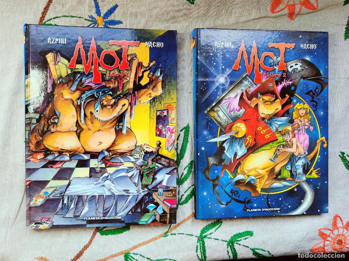 C&oacute;mics: Mot Completa. Libros 1 y 2. Nacho Azpiri. Planeta C&oacute;mic. Est&aacute;n como nuevos.
