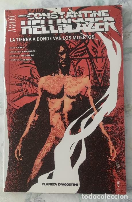 C&oacute;mics: Hellblazer. La tierra a la que van los muertos. Mike Carey y Leonardo Manco. Editorial Planeta 2006