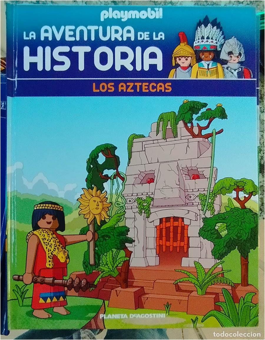 C&oacute;mics: LOS AZTECAS PLAYMOBIL LA AVENTURA DE LA HISTORIA LIBRO COMIC NUMERO 25
