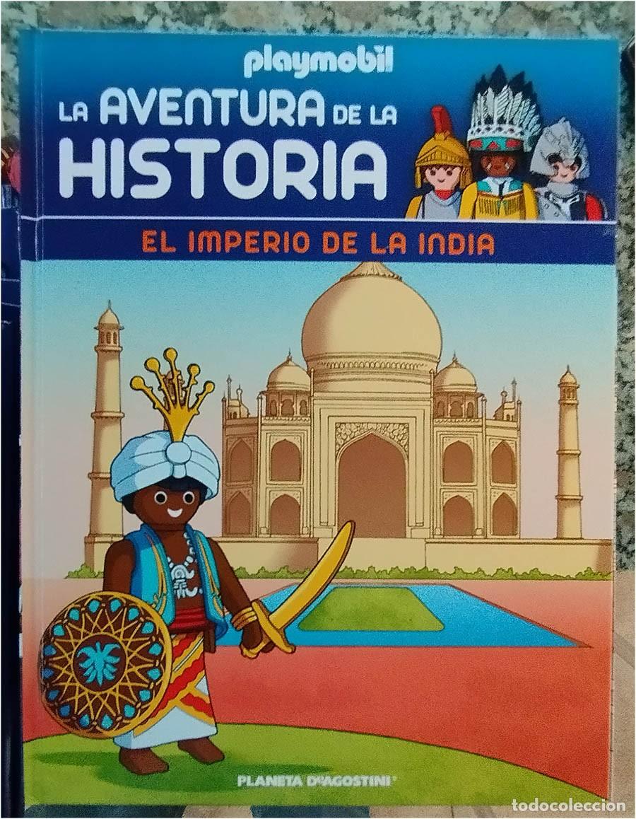 C&oacute;mics: EL IMPERIO DE LA INDIA PLAYMOBIL LA AVENTURA DE LA HISTORIA LIBRO COMIC NUMERO 34