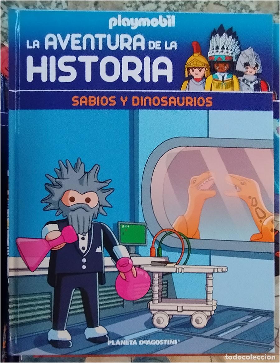 C&oacute;mics: SABIOS Y DINOSAURIOS PLAYMOBIL LA AVENTURA DE LA HISTORIA LIBRO COMIC NUMERO 46