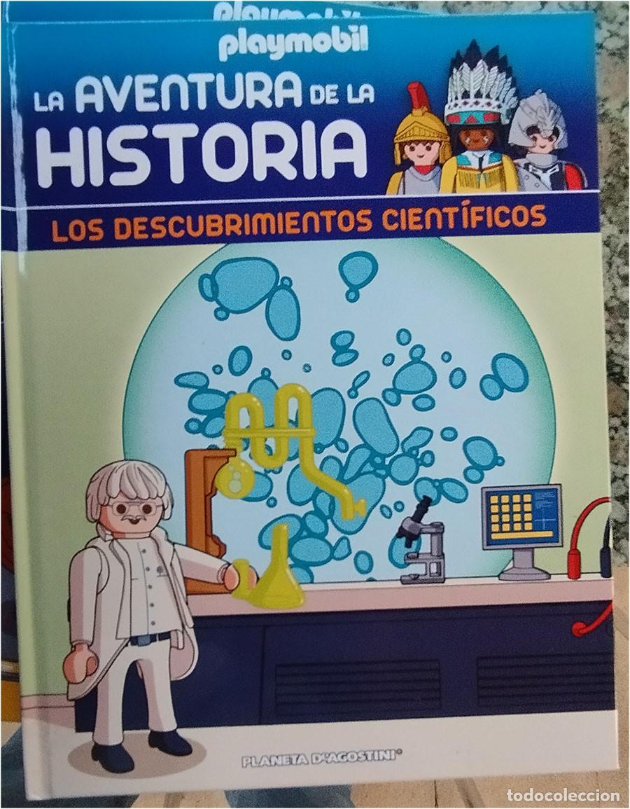 C&oacute;mics: LOS DESCUBRIMIENTOS CIENTIFICOS PLAYMOBIL LA AVENTURA DE LA HISTORIA LIBRO COMIC NUMERO 52