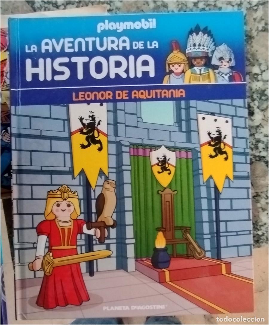 C&oacute;mics: LEONOR DE AQUITANIA PLAYMOBIL LA AVENTURA DE LA HISTORIA LIBRO COMIC NUMERO 64