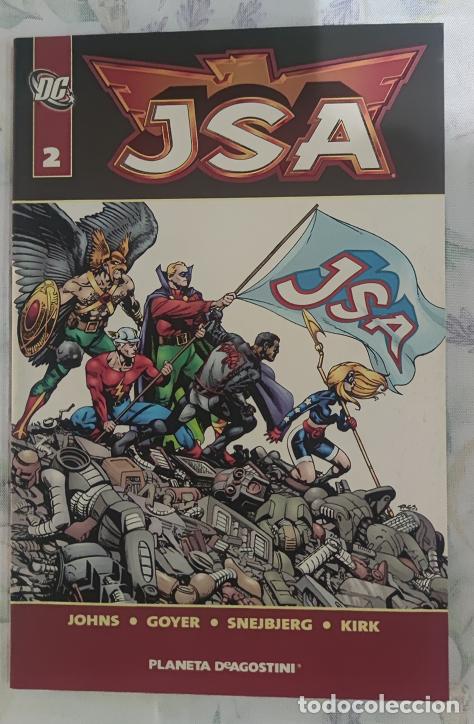 C&oacute;mics: JSA n&uacute;mero 2. DC Comics. Geoff Johns y David Goyer. Planeta comics 2005 - Foto 1