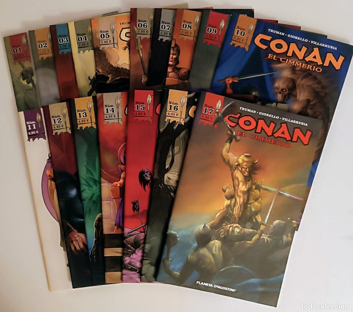 C&oacute;mics: Conan el Cimmerio (1 al 17) Colecci&oacute;n Completa Grapas - Planeta DeAgostini 2010 (Mint)