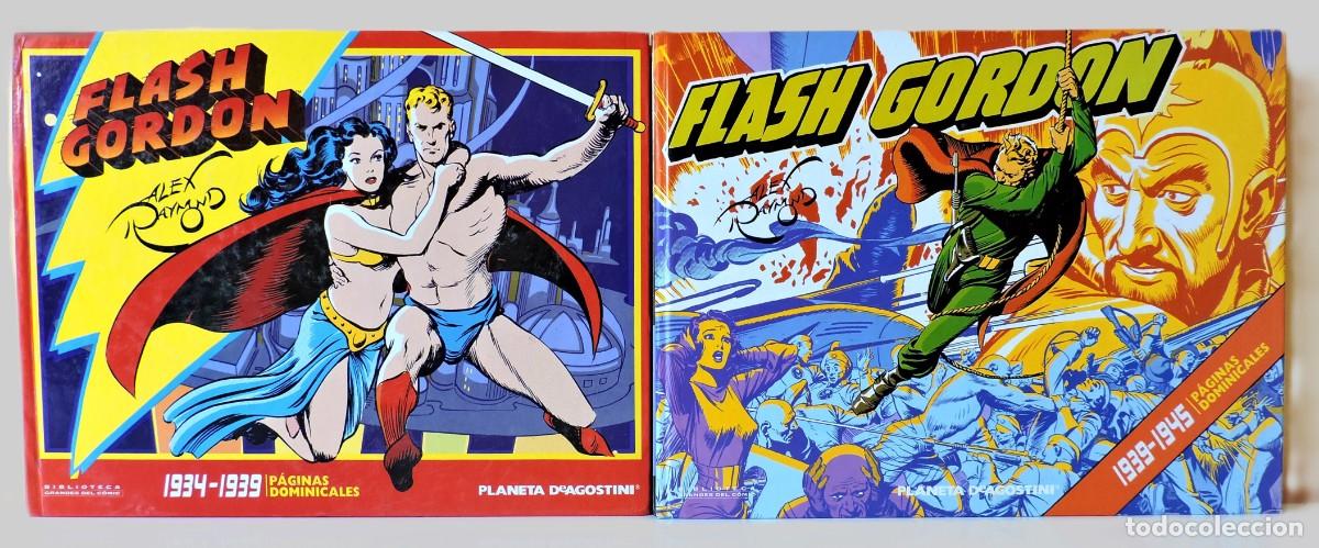 C&oacute;mics: Lote FLASH GORDON P&aacute;ginas Dominicales Tomos 1 y 2 (1934-1945)