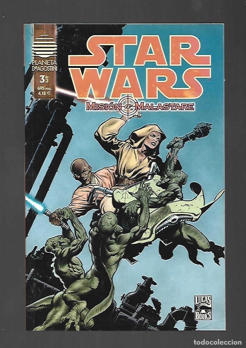 C&oacute;mics: Star Wars: misi&oacute;n a Malastare, 3 de 3, 2000, Planeta, muy buen estado