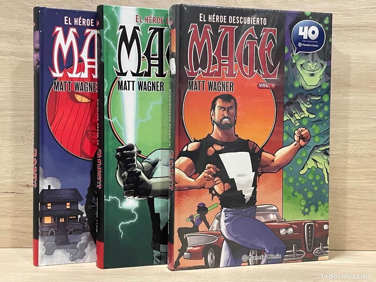 C&oacute;mics: El h&eacute;roe descubierto Mage Integral / Completo 3 vol&uacute;menes / Matt Wagner / Planeta C&oacute;mic