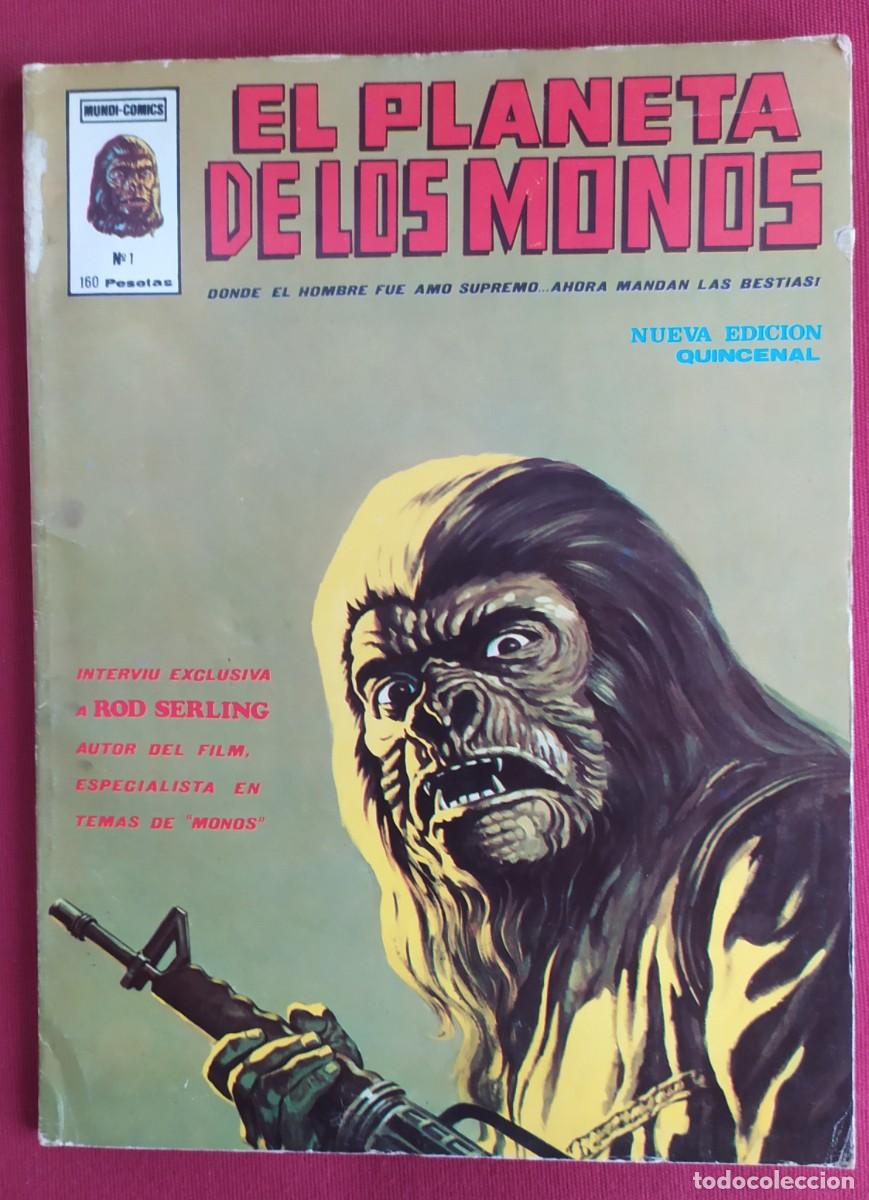 C&oacute;mics: El planeta de los monos n&ordm; 1. Mundicomics 1979. Ediciones vertice