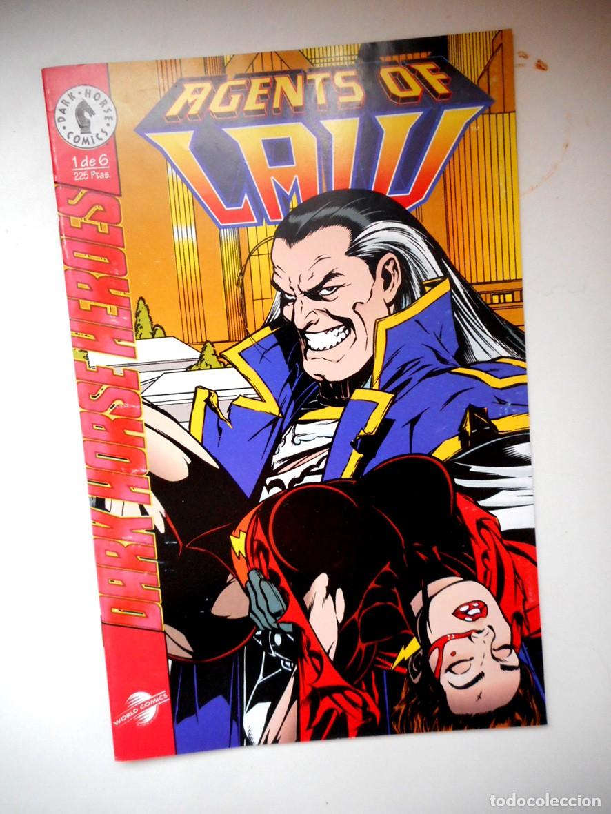 C&oacute;mics: AGENTS OF LAW N&ordm;1 (PLANETA-DICIEMBRE 1996) LOVERN KINDZIERSKI - DAN LAWLIS