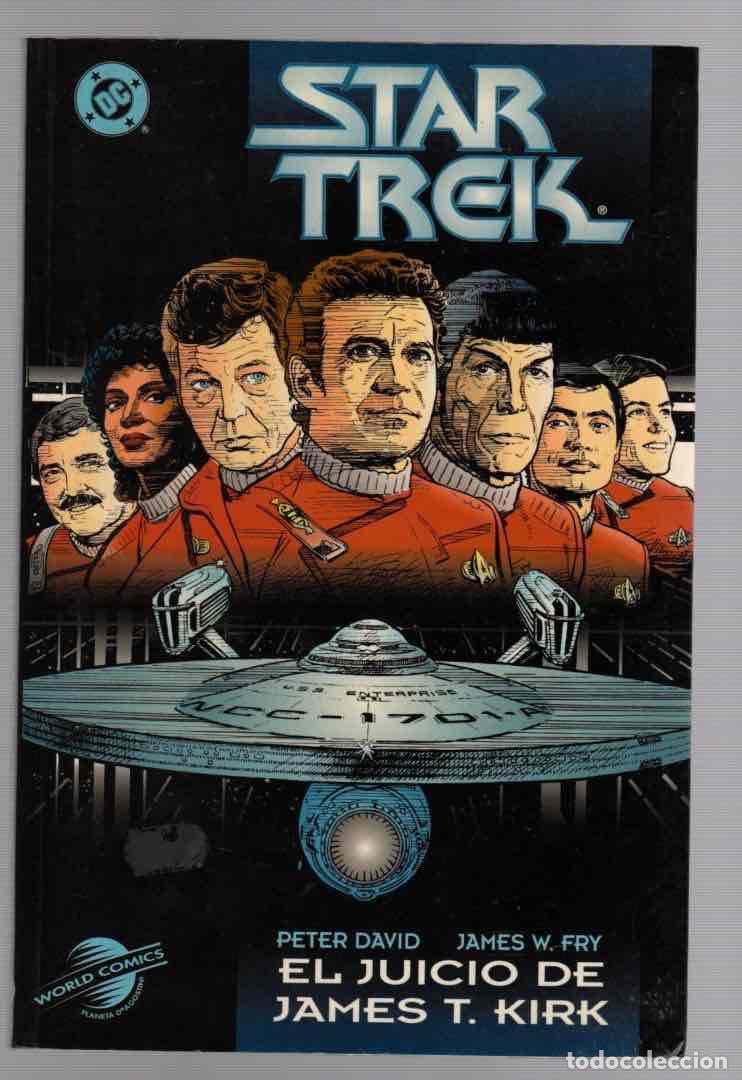 C&oacute;mics: STAR TREK 1 EL JUICIO DE JAMES T. KIRK. WORLD COMICS PLANETA 1995
